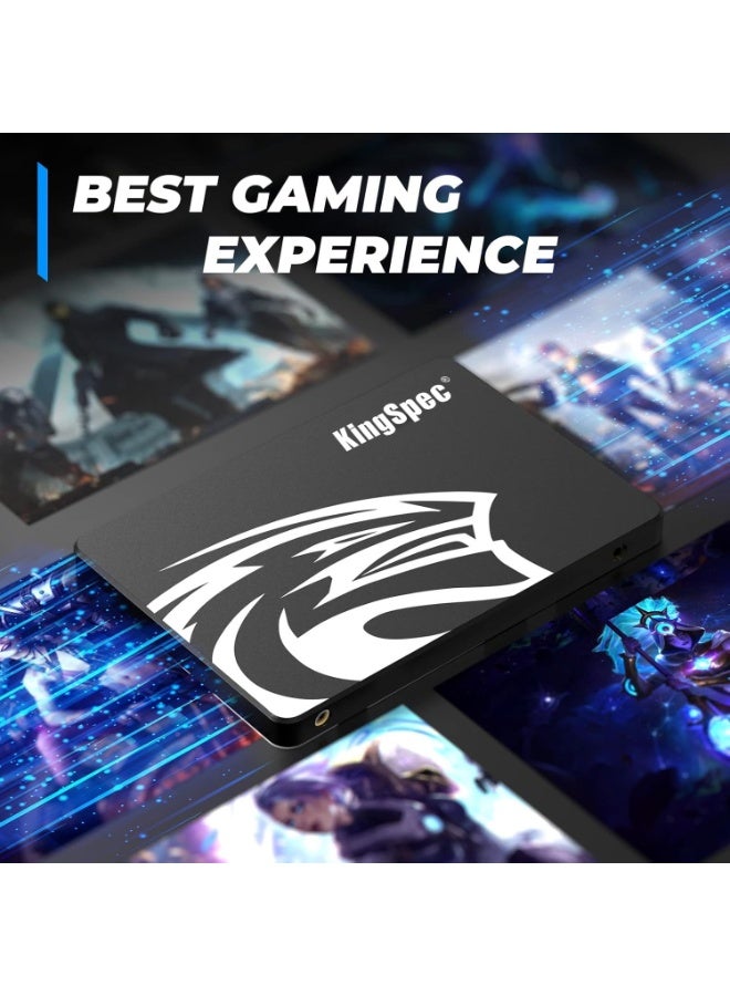 كينجس بيك KingSpec 2TB SATA III SSD 6Gb/s، 2.5 بوصة SATA SSD مع فلاش NAND ثلاثي الأبعاد، محركات أقراص صلبة داخلية ذات حالة صلبة، لأجهزة الكمبيوتر المحمولة وأجهزة الكمبيوتر المكتبية - Image 5